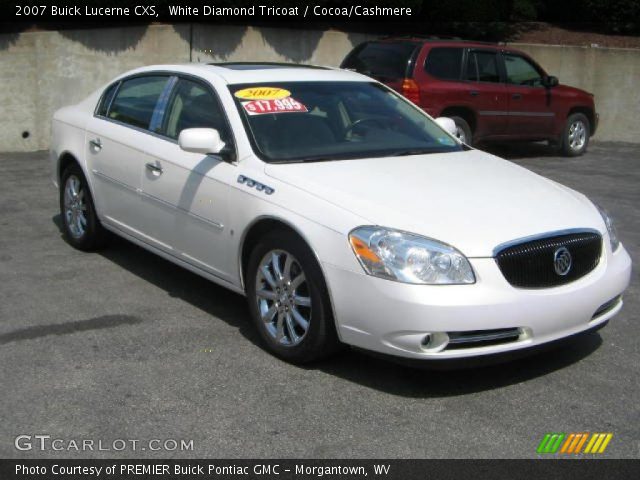 2007 Buick Lucerne CXS in White Diamond Tricoat