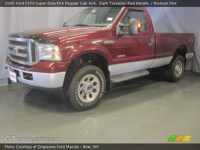 2005 Ford F350 Super Duty FX4 Regular Cab 4x4 in Dark Toreador Red Metallic