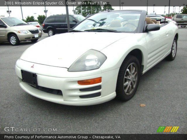 2001 Mitsubishi Eclipse Spyder GS in Dover White Pearl