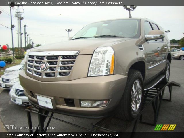 2007 Cadillac Escalade AWD in Radiant Bronze