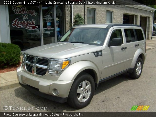 2008 Dodge Nitro SXT 4x4 in Light Graystone Pearl