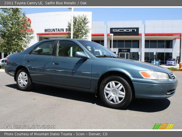 2001 Toyota Camry LE in Sailfin Blue Metallic