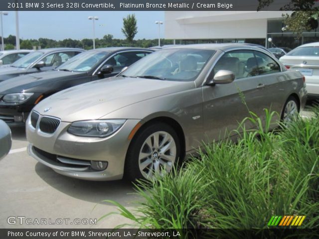 2011 BMW 3 Series 328i Convertible in Platinum Bronze Metallic