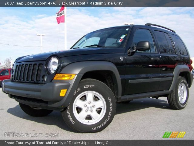 2007 Jeep Liberty Sport 4x4 in Black Clearcoat