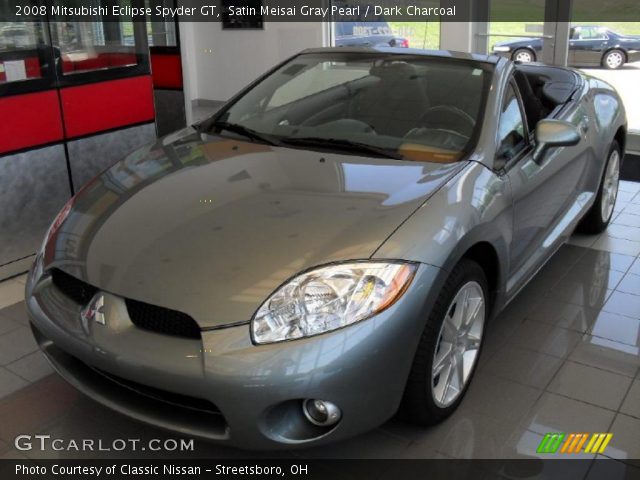 2008 Mitsubishi Eclipse Spyder GT in Satin Meisai Gray Pearl