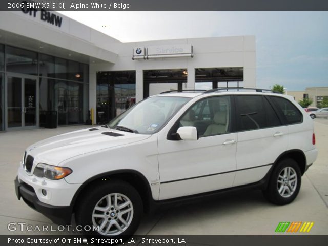 2006 BMW X5 3.0i in Alpine White
