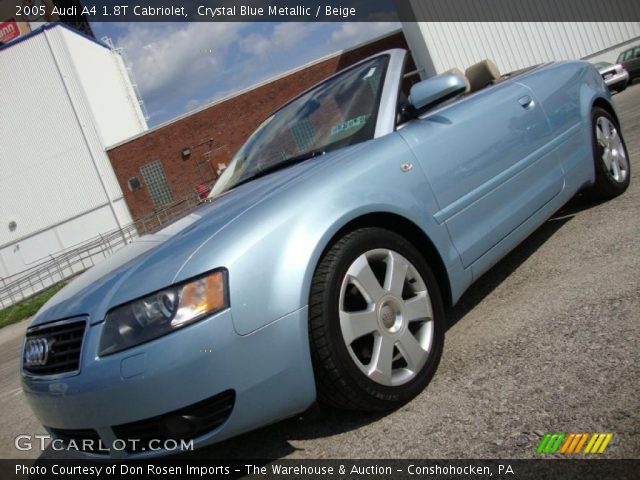 2005 Audi A4 1.8T Cabriolet in Crystal Blue Metallic