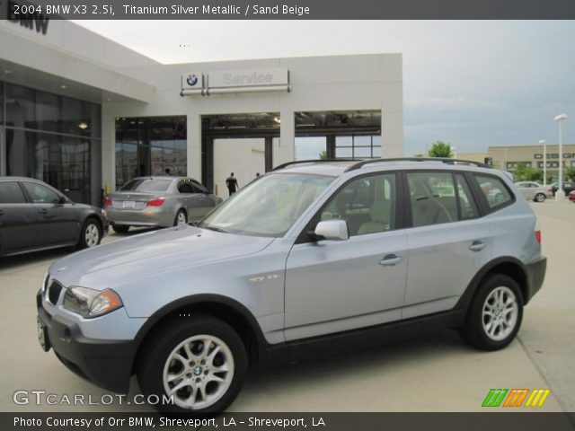 2004 BMW X3 2.5i in Titanium Silver Metallic