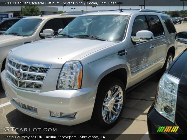 2010 Cadillac Escalade Platinum in Silver Lining