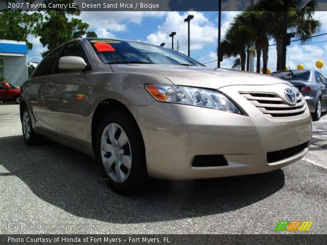 2007 Toyota Camry LE in Desert Sand Mica