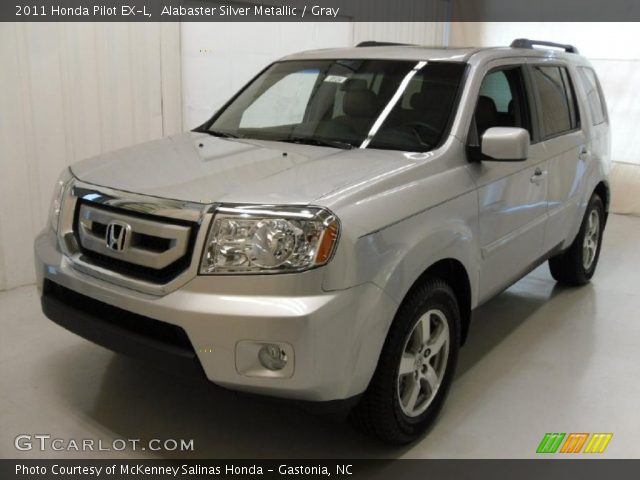 2011 Honda Pilot EX-L in Alabaster Silver Metallic