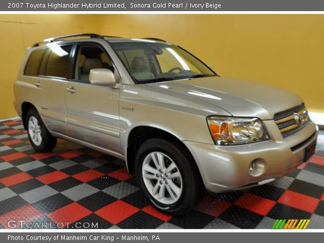 2007 Toyota Highlander Hybrid Limited in Sonora Gold Pearl