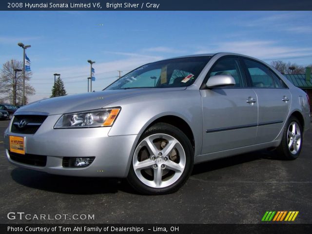 2008 Hyundai Sonata Limited V6 in Bright Silver
