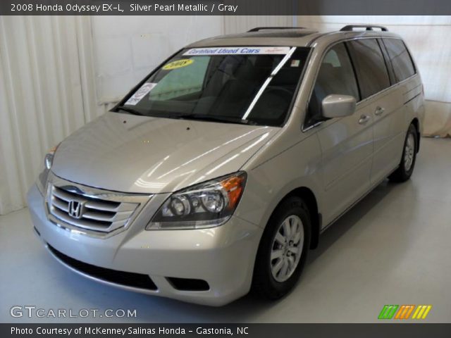 2008 Honda Odyssey EX-L in Silver Pearl Metallic