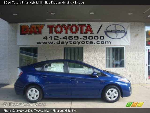 2010 Toyota Prius Hybrid III in Blue Ribbon Metallic