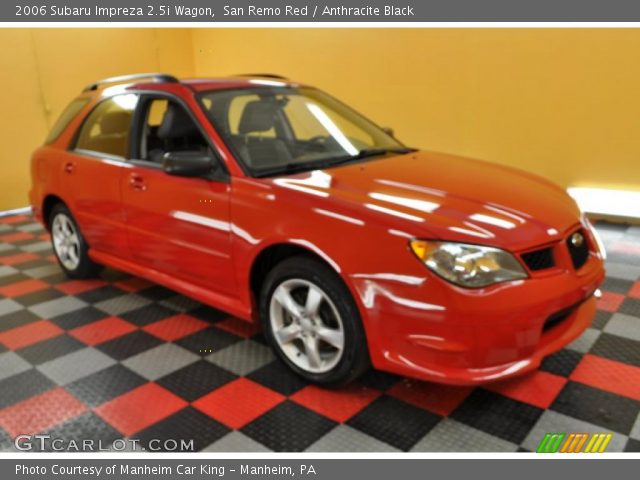 2006 Subaru Impreza 2.5i Wagon in San Remo Red