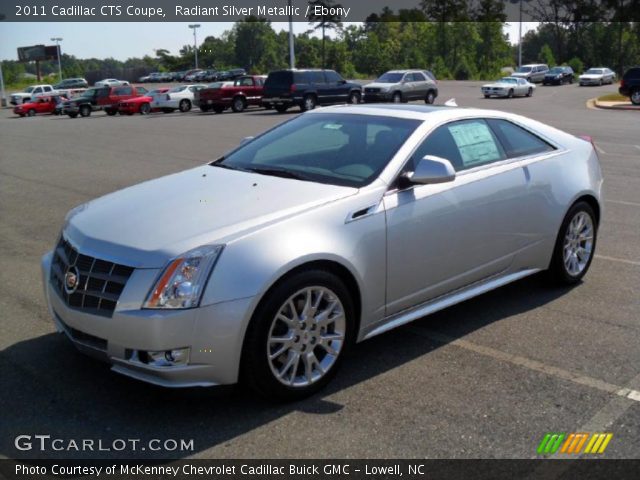 2011 Cadillac CTS Coupe in Radiant Silver Metallic