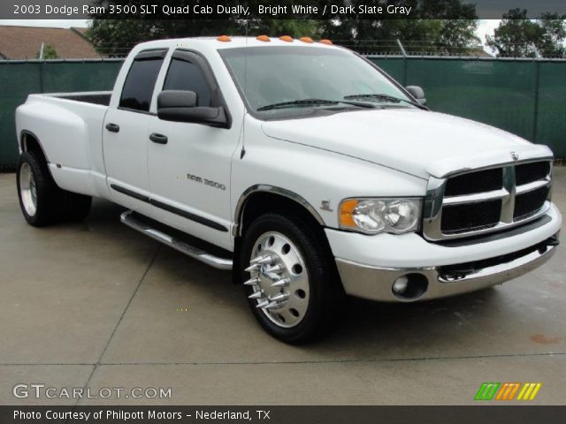 2003 Dodge Ram 3500 SLT Quad Cab Dually in Bright White
