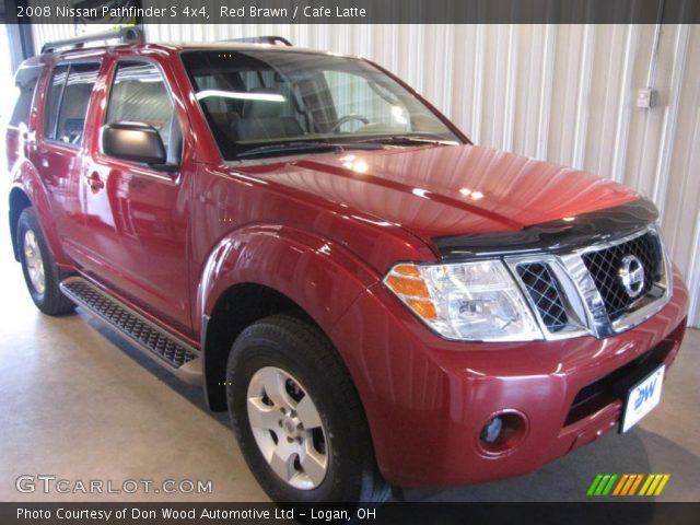 2008 Nissan Pathfinder S 4x4 in Red Brawn