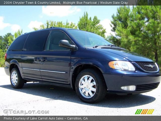 2004 Chrysler Town & Country Limited in Midnight Blue Pearlcoat