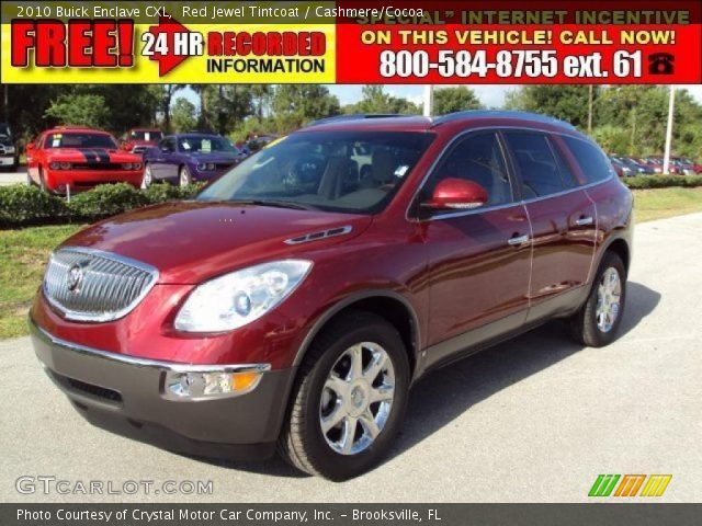 2010 Buick Enclave CXL in Red Jewel Tintcoat