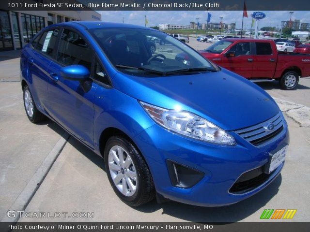 2011 Ford Fiesta SE Sedan in Blue Flame Metallic