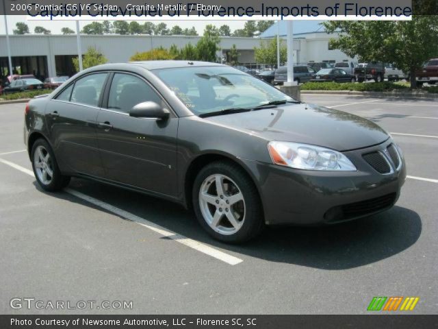 2006 Pontiac G6 V6 Sedan in Granite Metallic