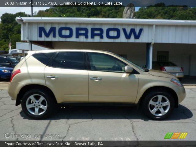 2003 Nissan Murano SL AWD in Luminous Gold Metallic