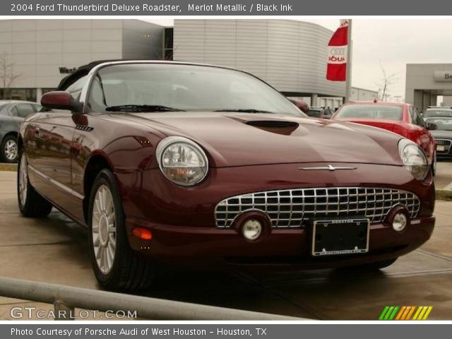 2004 Ford Thunderbird Deluxe Roadster in Merlot Metallic