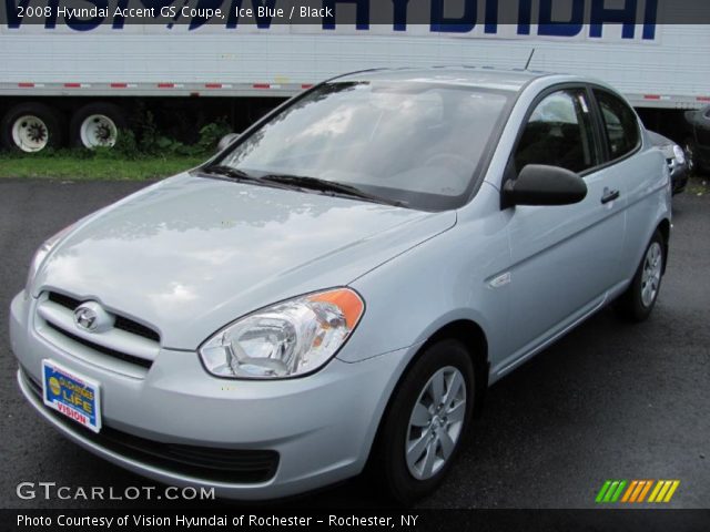 2008 Hyundai Accent GS Coupe in Ice Blue
