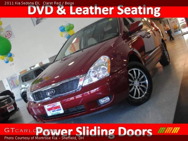 2011 Kia Sedona EX in Claret Red