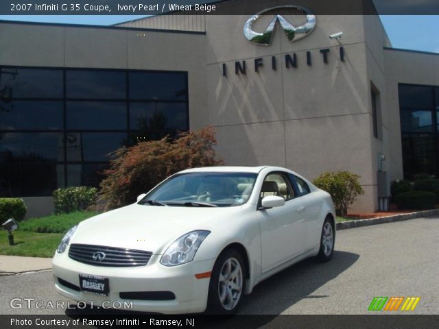 2007 Infiniti G 35 Coupe in Ivory Pearl
