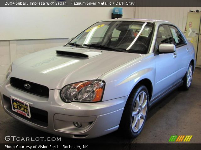 2004 Subaru Impreza WRX Sedan in Platinum Silver Metallic