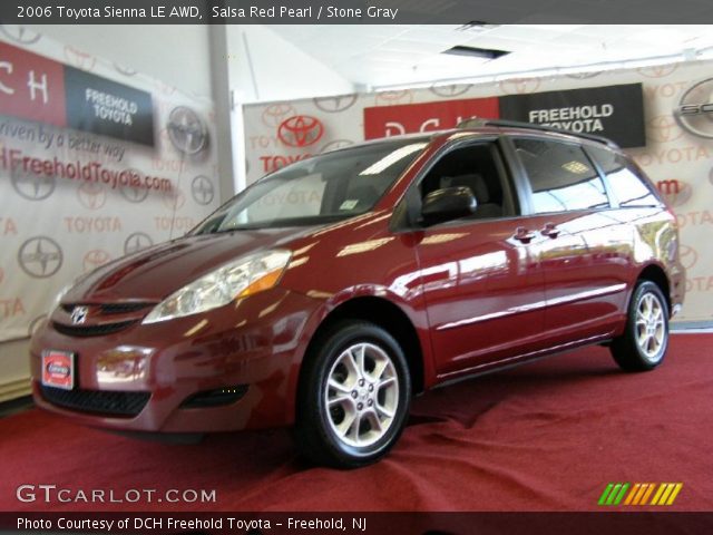 2006 Toyota Sienna LE AWD in Salsa Red Pearl
