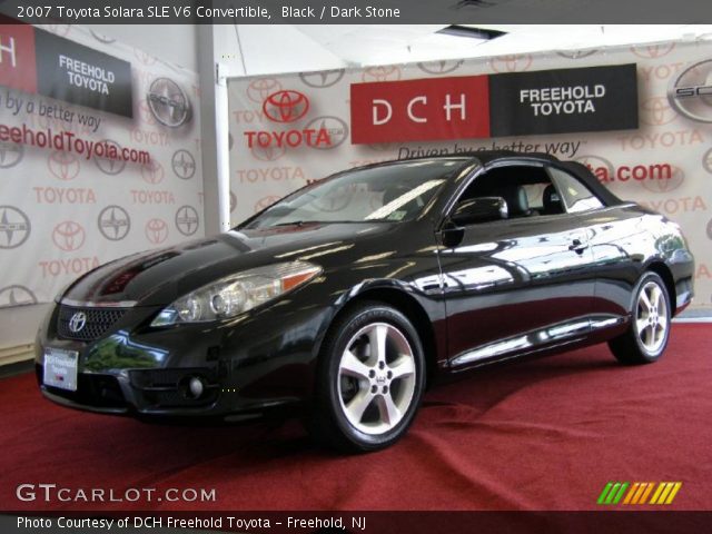 2007 Toyota Solara SLE V6 Convertible in Black