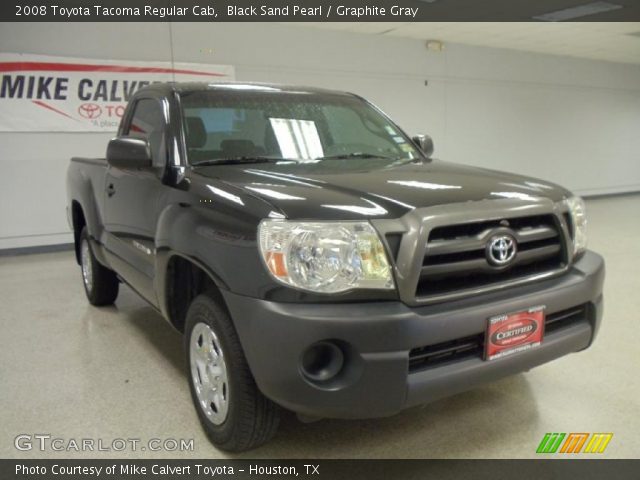 2008 Toyota Tacoma Regular Cab in Black Sand Pearl
