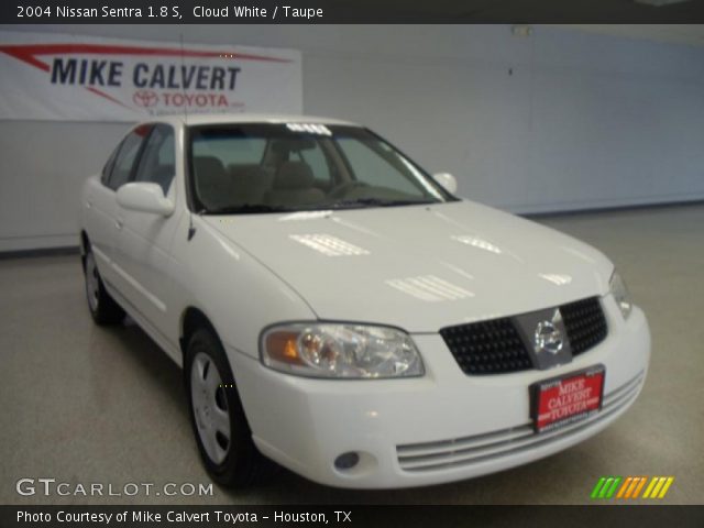 2004 Nissan Sentra 1.8 S in Cloud White