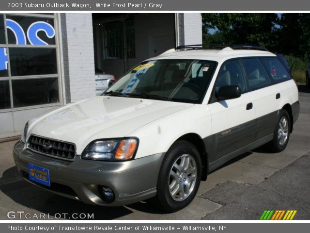 2003 Subaru Outback Wagon in White Frost Pearl
