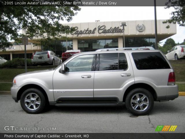 2005 Lincoln Aviator Luxury AWD in Silver Birch Metallic