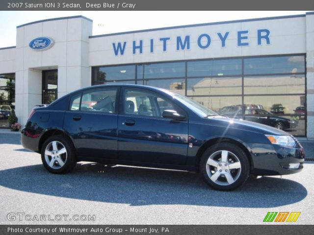 2007 Saturn ION 3 Sedan in Deep Blue