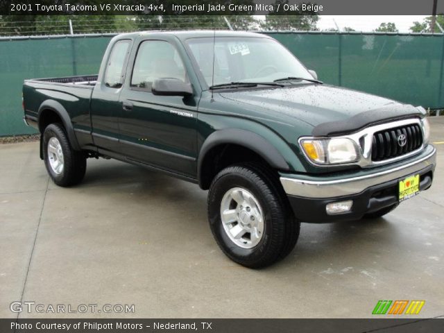 2001 Toyota Tacoma V6 Xtracab 4x4 in Imperial Jade Green Mica