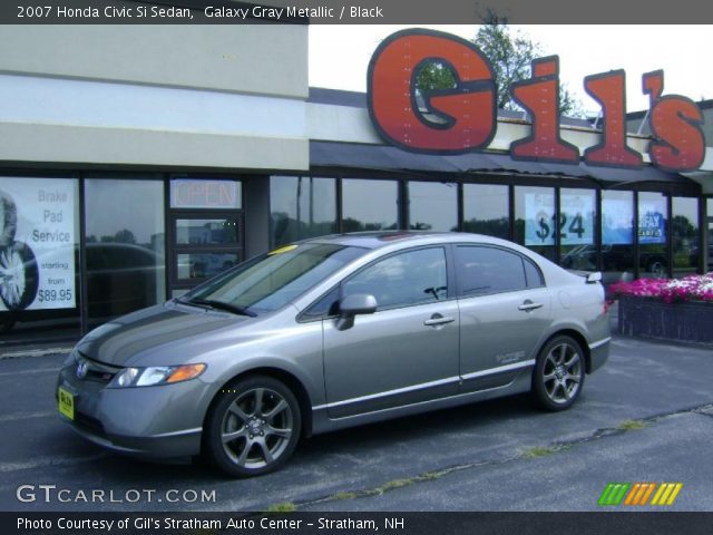 2007 Honda Civic Si Sedan in Galaxy Gray Metallic