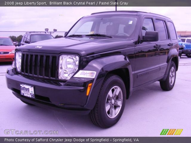 Black 2008 jeep liberty sport #5