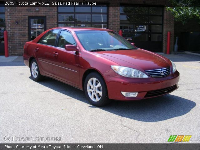 2005 Toyota Camry XLE in Salsa Red Pearl
