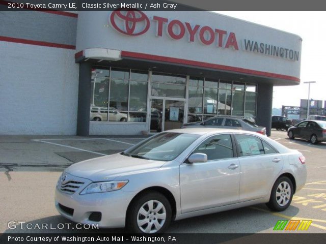 2010 Toyota Camry LE in Classic Silver Metallic