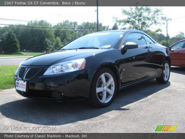 2007 Pontiac G6 GT Convertible in Black