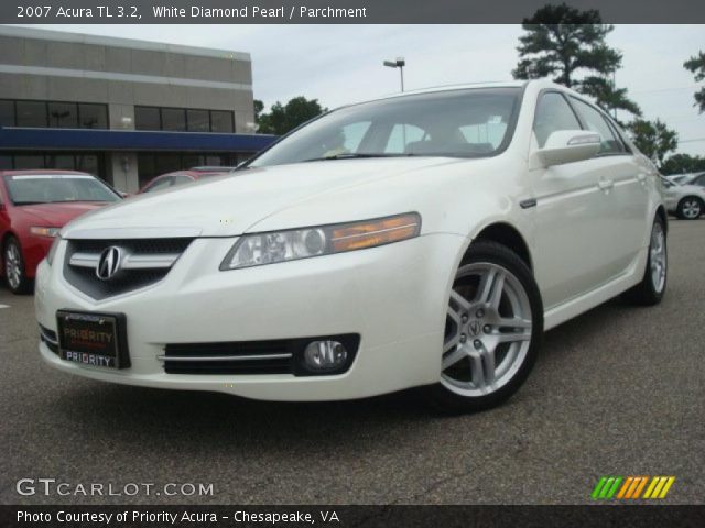 2007 Acura TL 3.2 in White Diamond Pearl