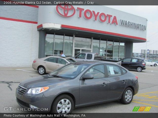 2008 Hyundai Elantra GLS Sedan in Carbon Gray Metallic