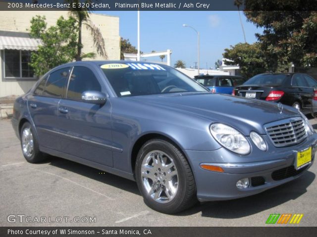 2003 Mercedes-Benz E 320 Sedan in Platinum Blue Metallic