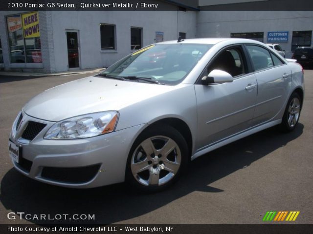 2010 Pontiac G6 Sedan in Quicksilver Metallic